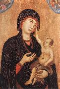 Madonna with Child and Two Angels (Crevole Madonna) dfg Duccio